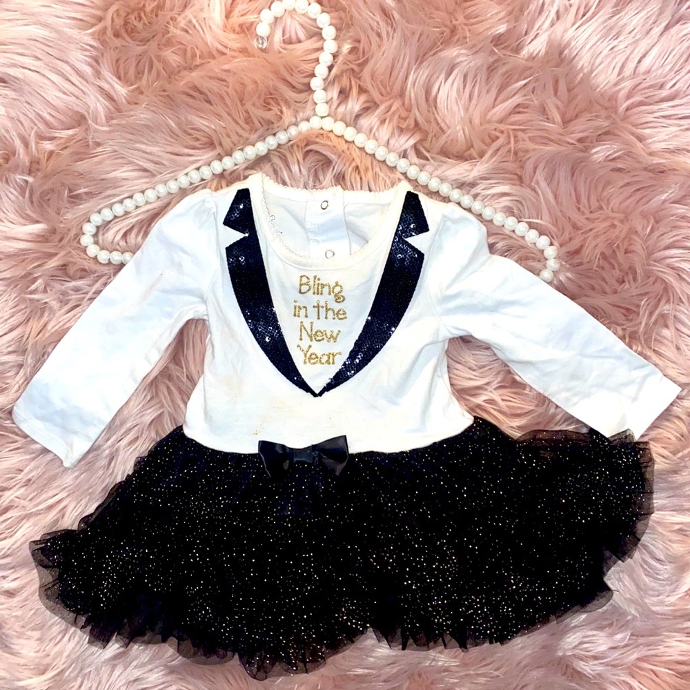 Koala Kids Babies R Us New Year Glitter Tutu Dress, Bling In The New Year, 9-12m